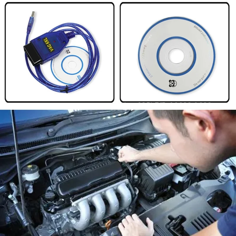 

Car Diagnostic Test Line Programming Diagnostic Cable Car Code Reader Diagnostic Scan Tool VAG-COM 409 D7YA