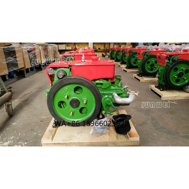 LD LAIDONG KM186 35HP одноцилиндровый мини-двигатель с водяным охлаждением и