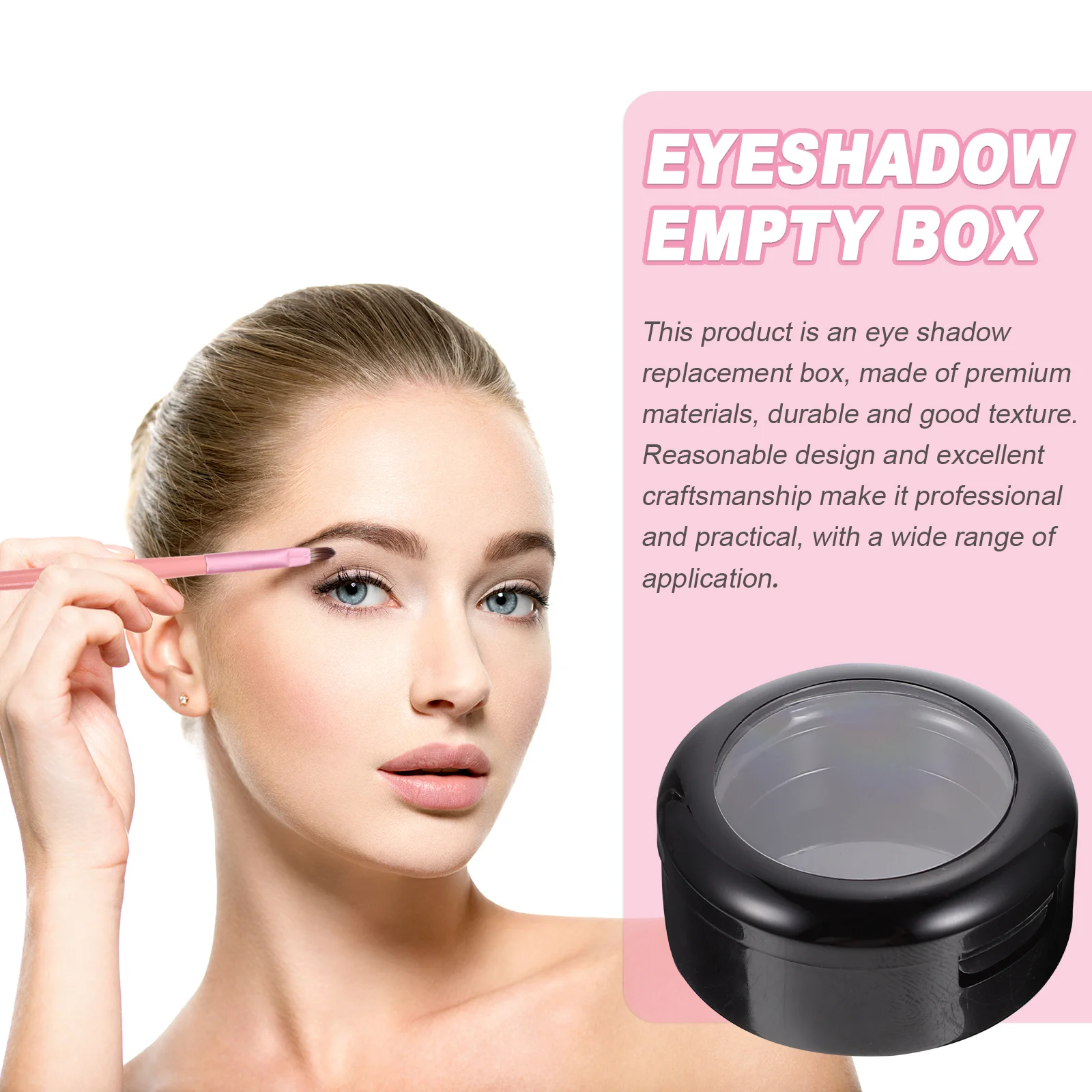 8 шт. пустая коробка для теней век чехол макияжа контейнер аксессуары пресса