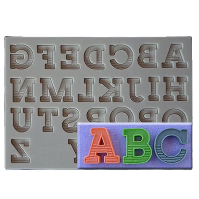 

Sugarcraft 1 Piece Capital/Letter/Number Silicone Mold Fondant Mold Cake Decorating Tools Chocolate Gumpaste Mold