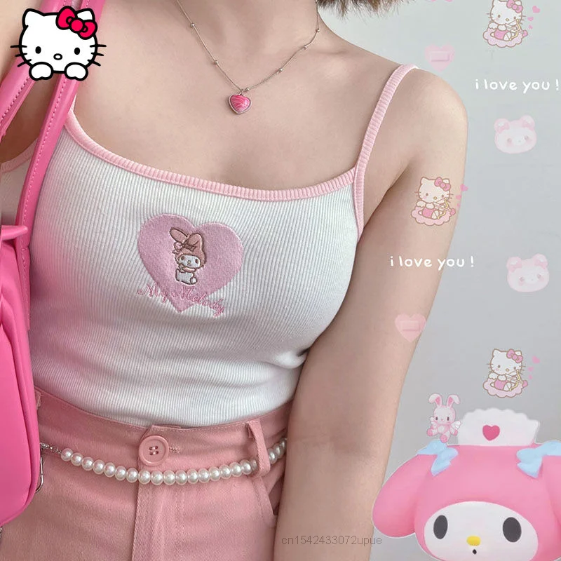 Летняя популярная женская майка в японском стиле новинка топ одежда сексуальные