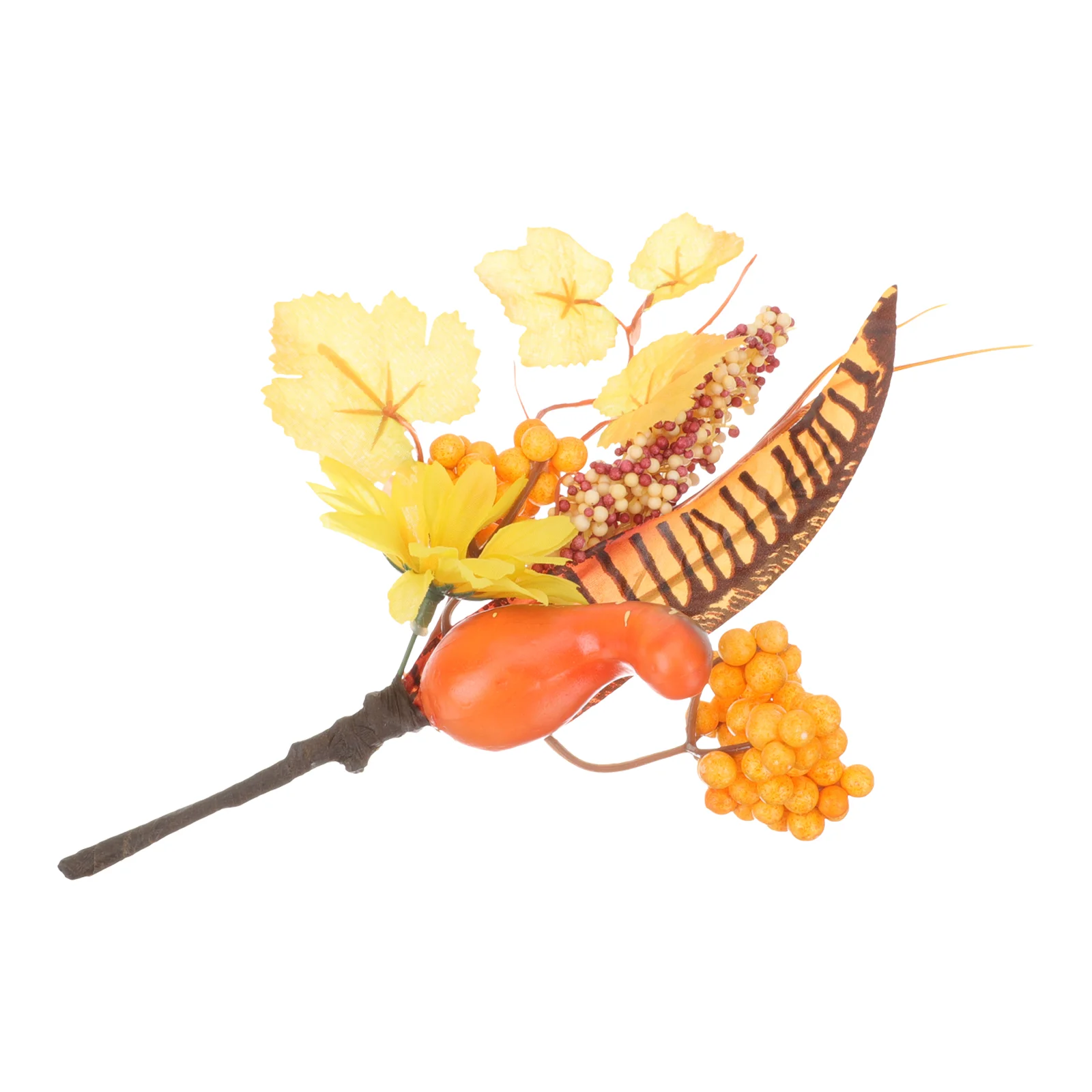 

Pumpkin Maple Fall Leaf Branch Leavespicks Stems Thanksgiving Branches Artificial Decor Autumn Pick Fake Vase Table Party