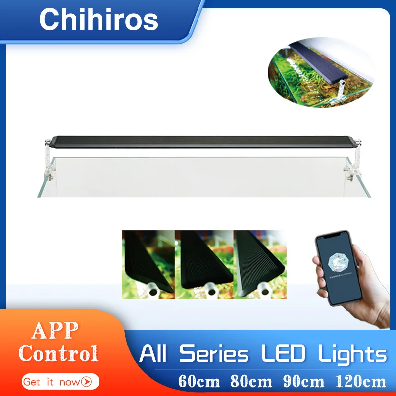 

60 80 90 120cm Chihiros A2 Series AII LED Lights Aquatic Plants Lamp APP Bluetooth Full Spectrum Fishing Tank Complete Aquarium