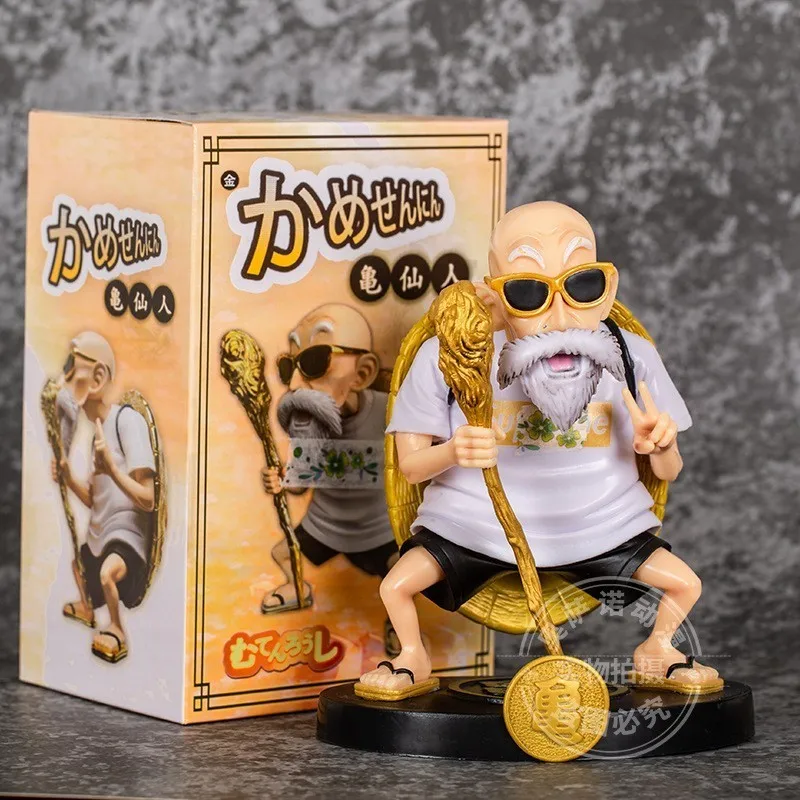 Модель аниме «Драконий жемчуг Z», модная модель Master Roshi Каме сеннин, коллекция из ПВХ, декоративные фигурки, игрушки, подарки для детей