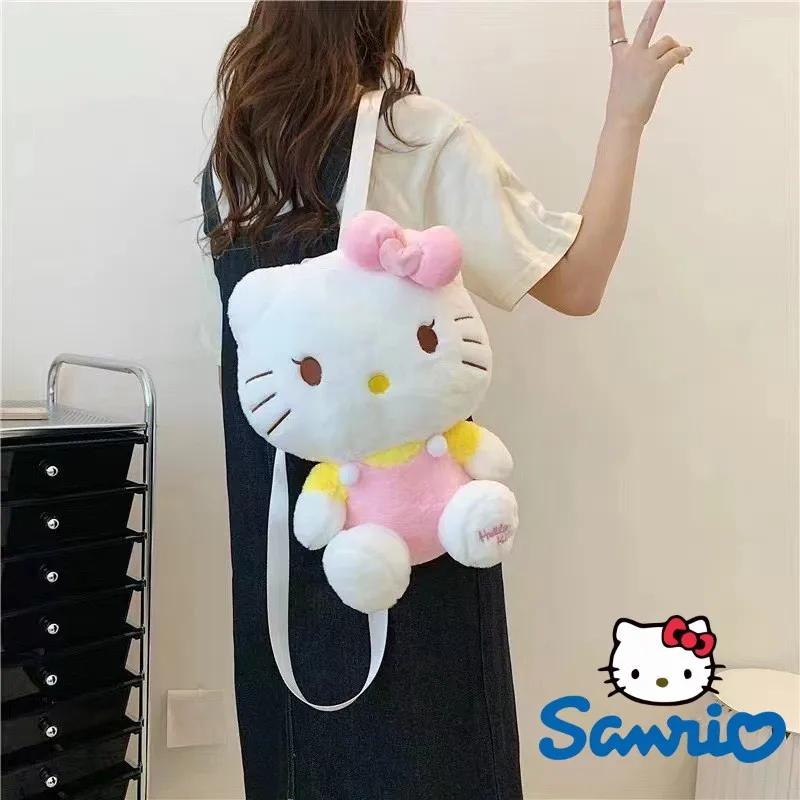 

Новый милый рюкзак из искусственной кожи, плюшевый рюкзак, мягкие игрушки-животные, плюшевые игрушки, сумка, аниме мультяшный рюкзак на плечо Kt, сумка