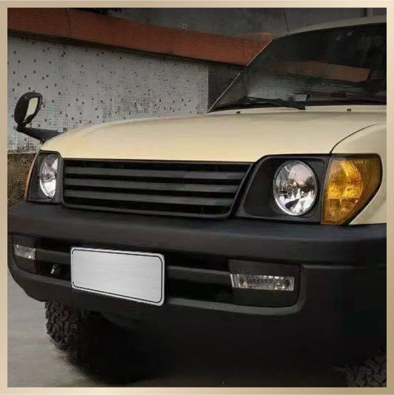 Фото Подходит для Prado LC90 LC95 1993-2002 годов выпуска, передняя решетка бампера, центральная решетка, гоночная решетка для автомобиля. №3