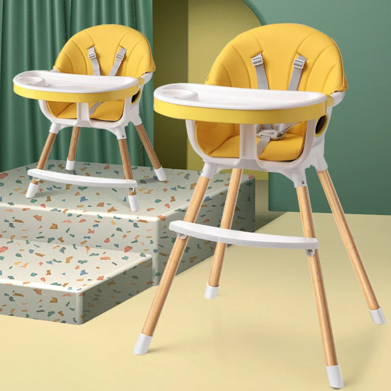 Baby High Chair Multi-Function Children's Dining Table Infant Stool for Kids Booster Seats Adjustable Height Toddler