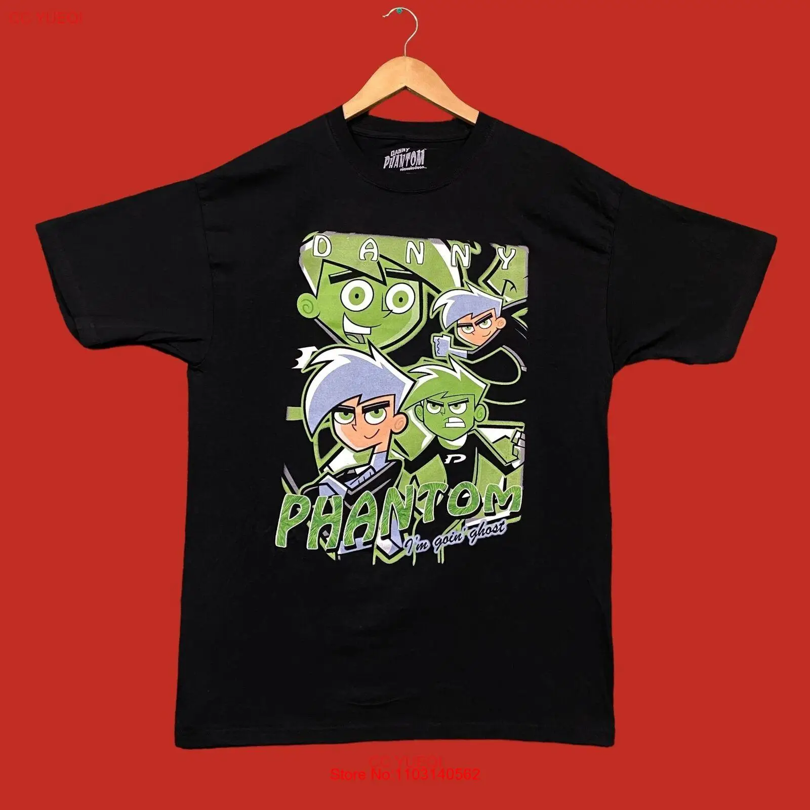 Дэнни Фантом мультфильм футболка Размер Большой