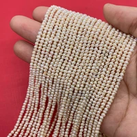 natural freshwater pearl aa grade loose beads high quality jewelry diy making women necklace bracelet earrings accessories 2 6mm