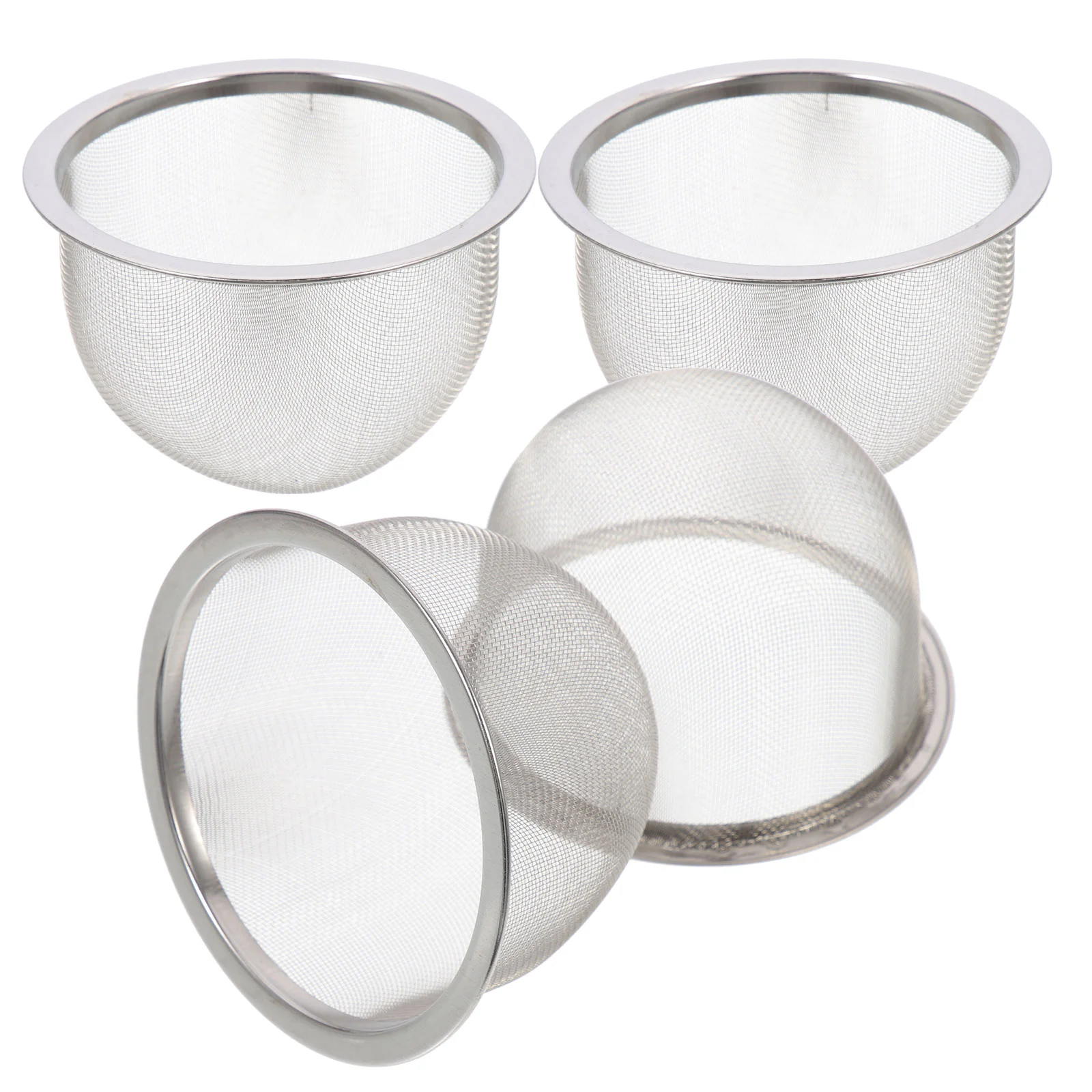 

4pcs With Infuser Loose Tea Tea Strainers Filters Tea Strainers Coffee Infuser Metal Tea Infuser for House Loose Leaf Tea Coffee