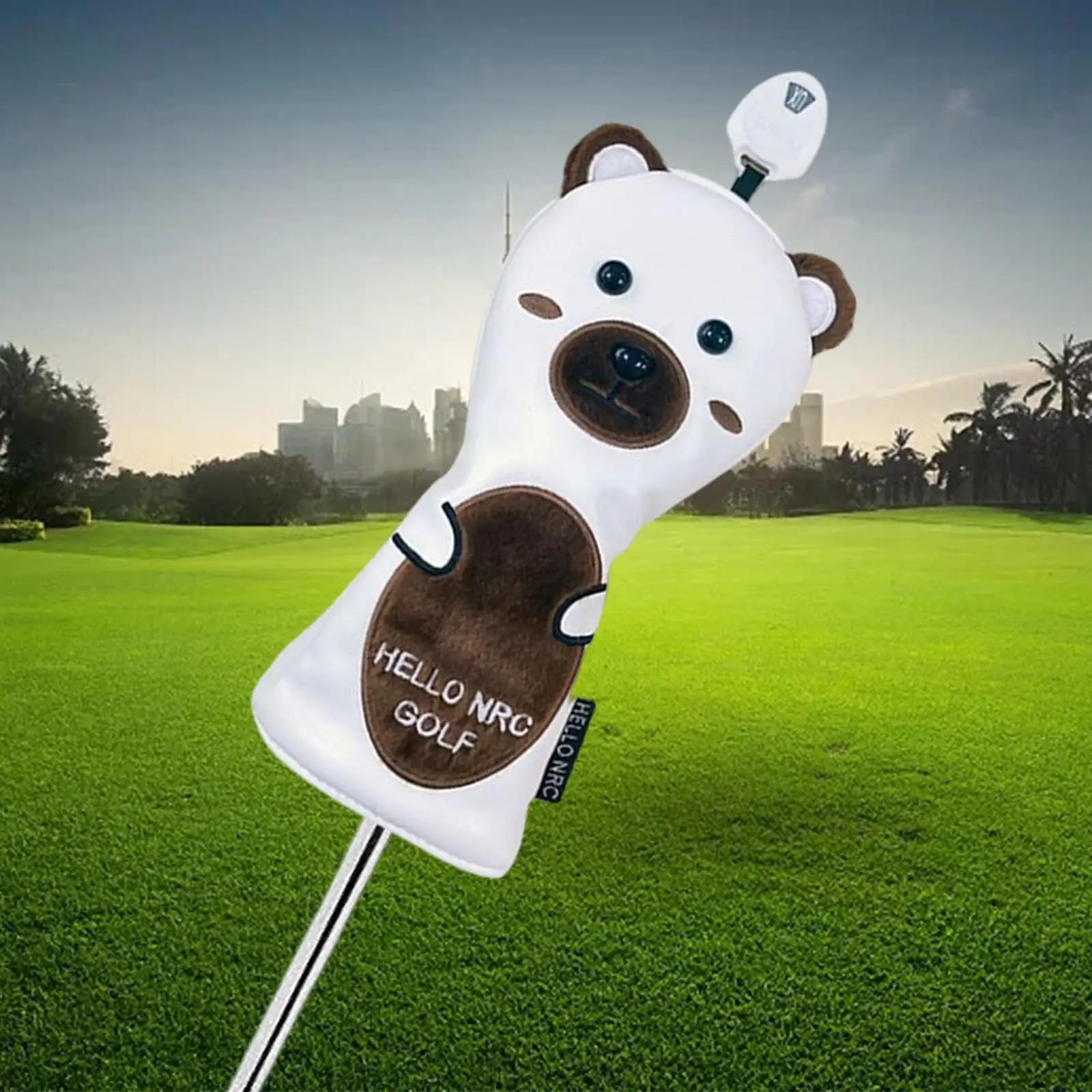 

golf Covers Waterproof PU Leather Golf Club Headcover Driver Hybrid Cover