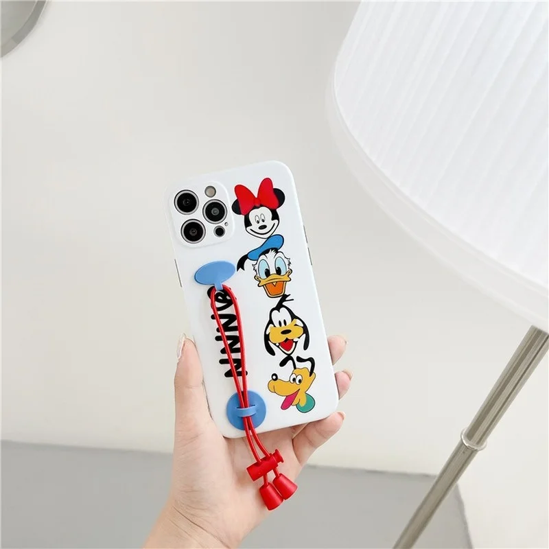 

Apple 12 cute cartoon pendant XR mobile phone case iphonexs Max all inclusive 7plus soft case for 12Pro Max XR XS X Mini