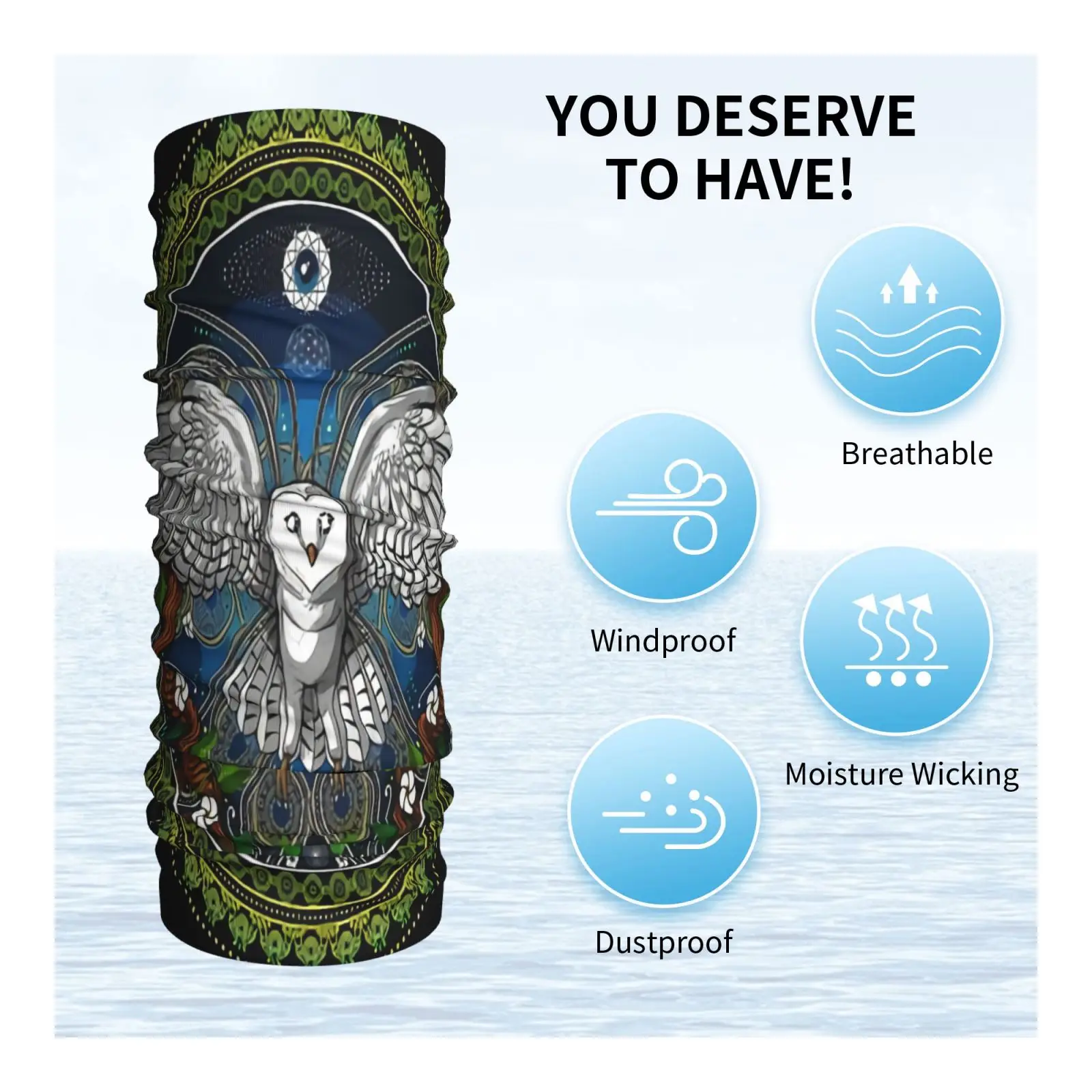 Ayahuasca Сова психоделическая Dmt хиппи Мужская бандана Бандана мужской шарф