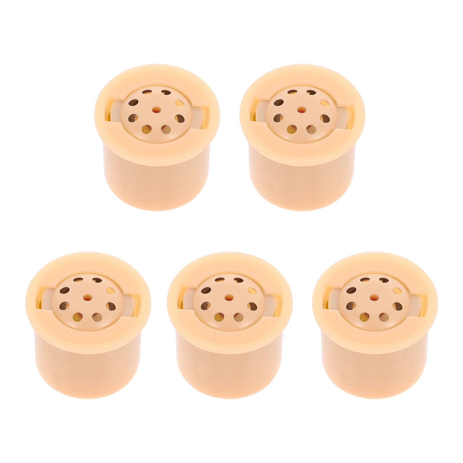 

5 Pcs Cylindrical Sound Box Plush Stuffed Animals Voice Boxes Recorder Musical Movement Plastic Voice Recording Box