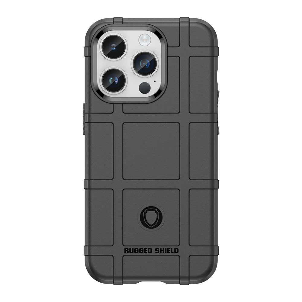 

Rugged Shield Case for iPhone 14 13 12 11 Pro Max XR Xs 7 8 Plus Tactical Tough Shockproof Bumper Military Grade Solid Cover
