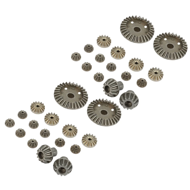 

Upgrade Metal Gear 30T 16T 10T Differential Driving Gears For Wltoys 144001 12428 12429 12423 12429 32 Pcs