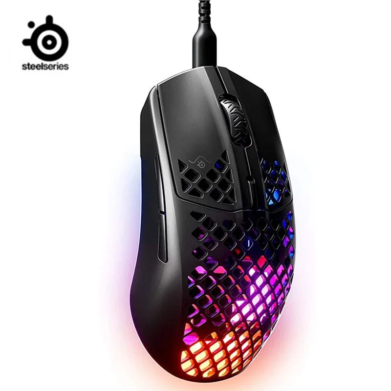 Проводная игровая мышь SteelSeries Aerox 3 8500 CPI оптический датчик TrueMove Core сверхлегкая