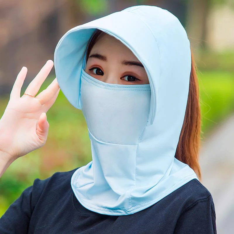 

Wide Brim Sun Hat Women's Summer Anti-uv Electric Car Big Top Hat Solid Color Outdoor Disassembled Foldable Sun Protective Hat