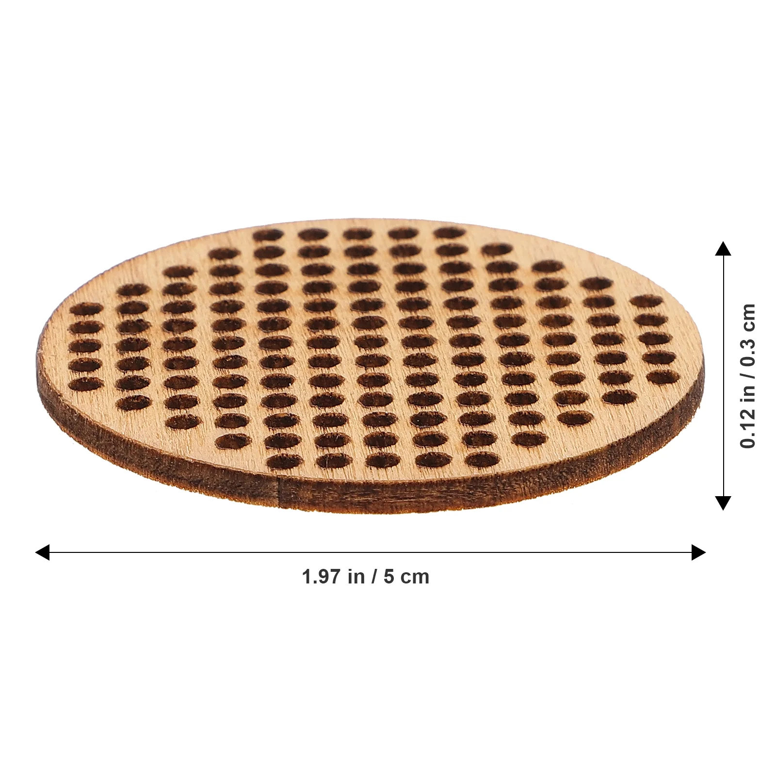 20 шт. круглые деревянные подвесные бирки пустые отверстия вышивка крестиком