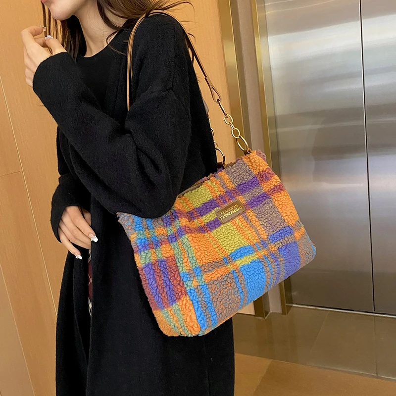 Вместительная Новая модная Универсальная женская сумка-тоут на одно плечо