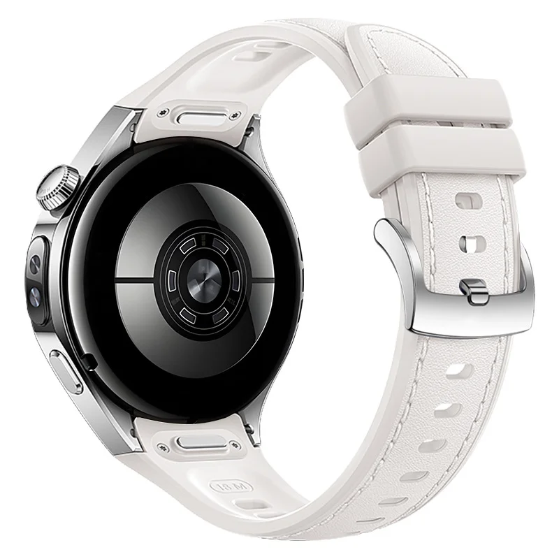 Спортивный кожаный ремешок для Huawei Watch 5, 46 мм, сменный ремешок, браслет из фторкаучука, Huawei Watch 5, 42 мм, женский ремешок для часов (art.: 3920d008ba6aa) - 3920d008ba6aa