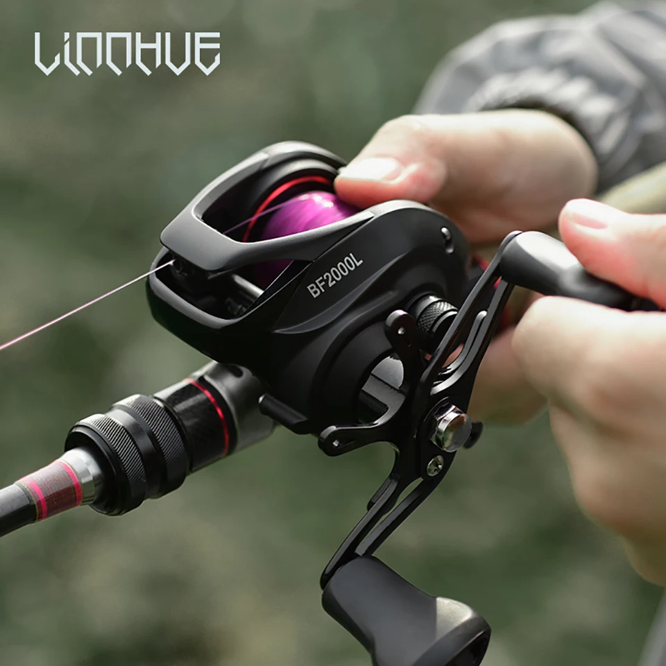 

LINNHUE New Fishing Reel BF2000 Baitcasting Reel 7.2:1 Gear Ratio Reel Fishing Casting Fishing Pesca For Fishing Dropshipping