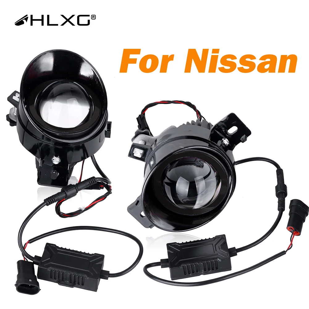 

Fog Lamp Bi-led Lens For Nissan Juke/X-Trail/Altima/Qashqai J10/Infiniti JX35 Tuning PTF Projector Lenses Car Driving Light hlxg