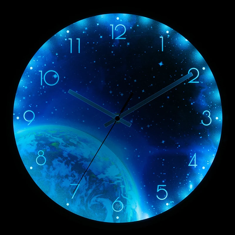 

Светящийся в скандинавском стиле 3d цифровой настенный домашний декор необычные детские часы