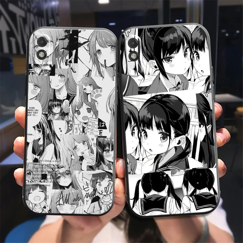 

Cute Anime Girl Phone Case For Xiaomi POCO F3 GT X3 Pro X3 GT M3 M3 Pro X3 X3 NFC Silicone Cover Soft Coque Back Carcasa