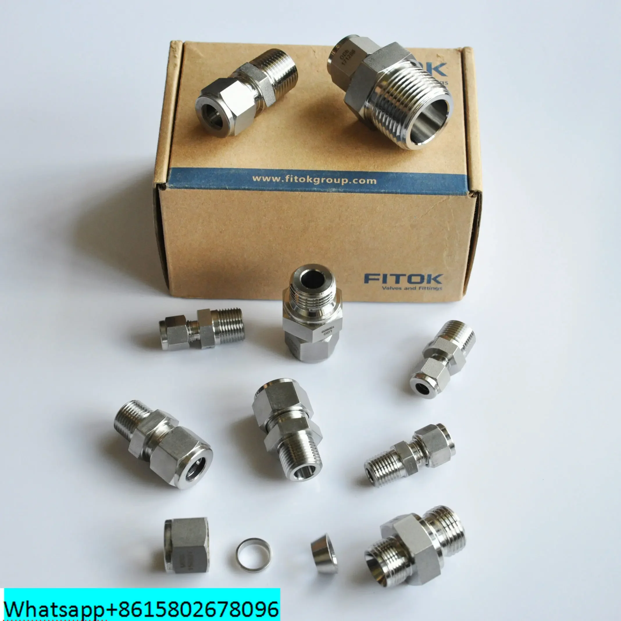 [SS-CM-FL4-NS6] FITOK/FITOK соединительный элемент корпуса 1/4 поворот 3/8NPT внешняя резьба