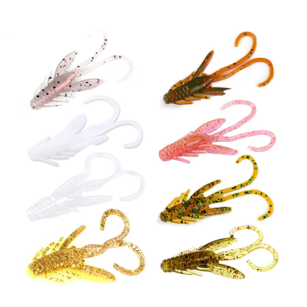 20 шт./партия мягкие рыболовные приманки 40 мм 0 9 г