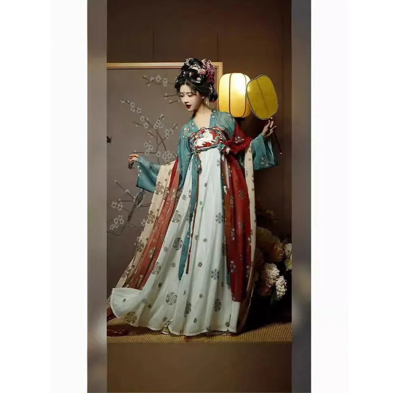 Платье ханьфу женское древнее платье династии Тан традиционная китайская одежда