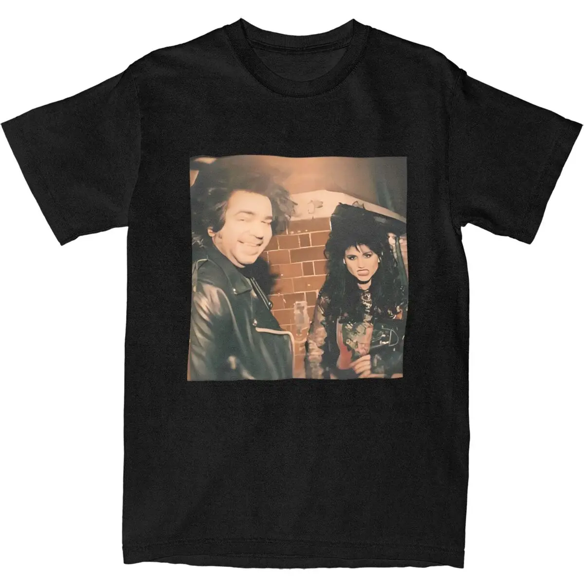 Футболка Laszlo &amp Nadja мужская с коротким рукавом хлопковая тенниска в стиле 80-х