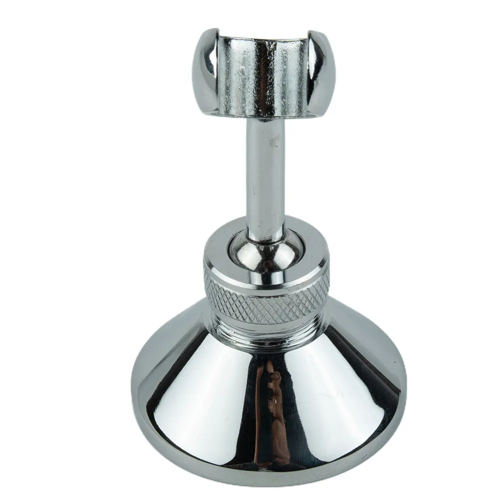 

Brand New Holder Shower Head Rustproof Silver Spare Parts Wall Mounted Zinc Alloy 360 Degrees Accessories Adjustable
