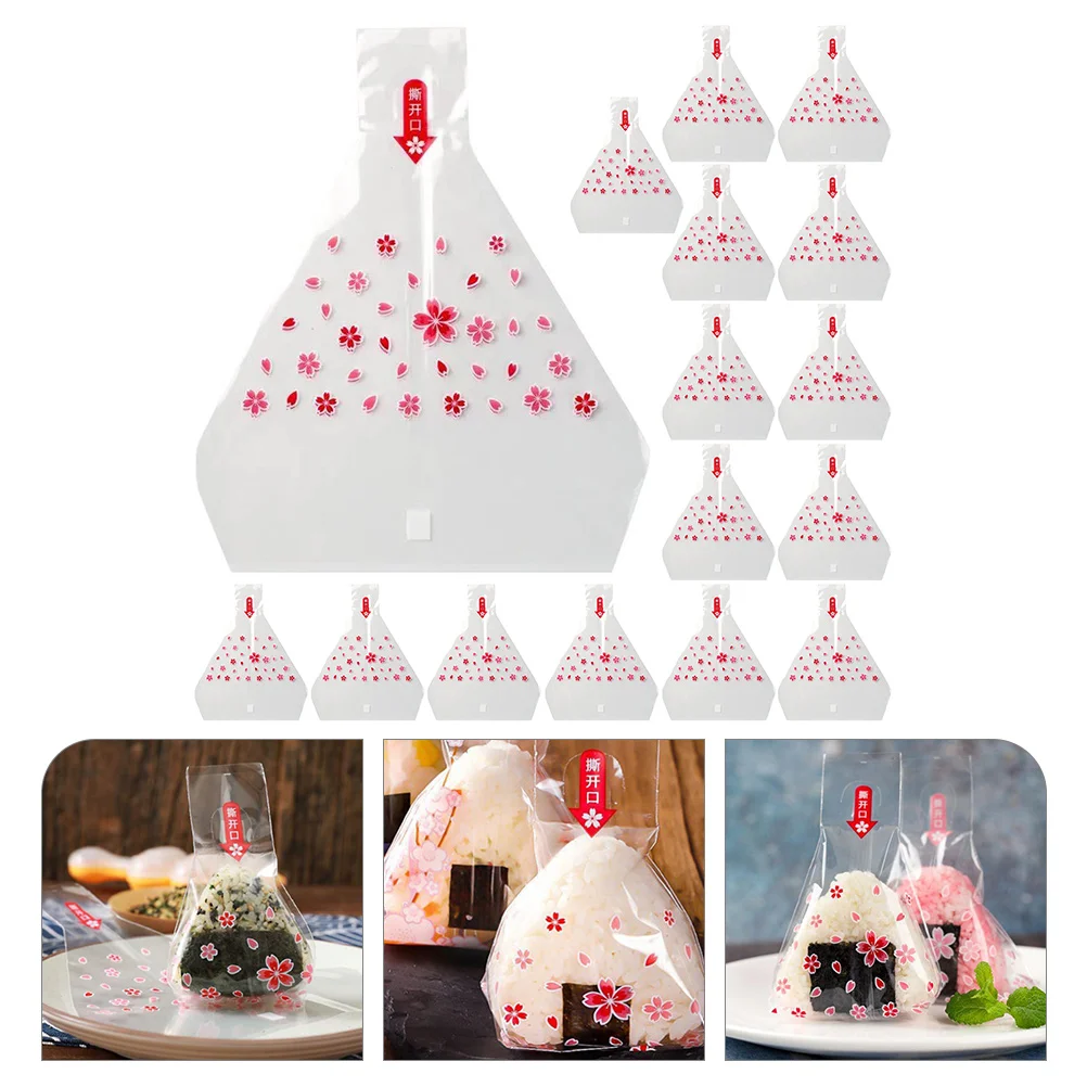 

Onigiri Wrappers Sushi Wrapper Japanese Rice Disposable Packing Tear Triangle Warppers Packaging Decorative Making Supplies