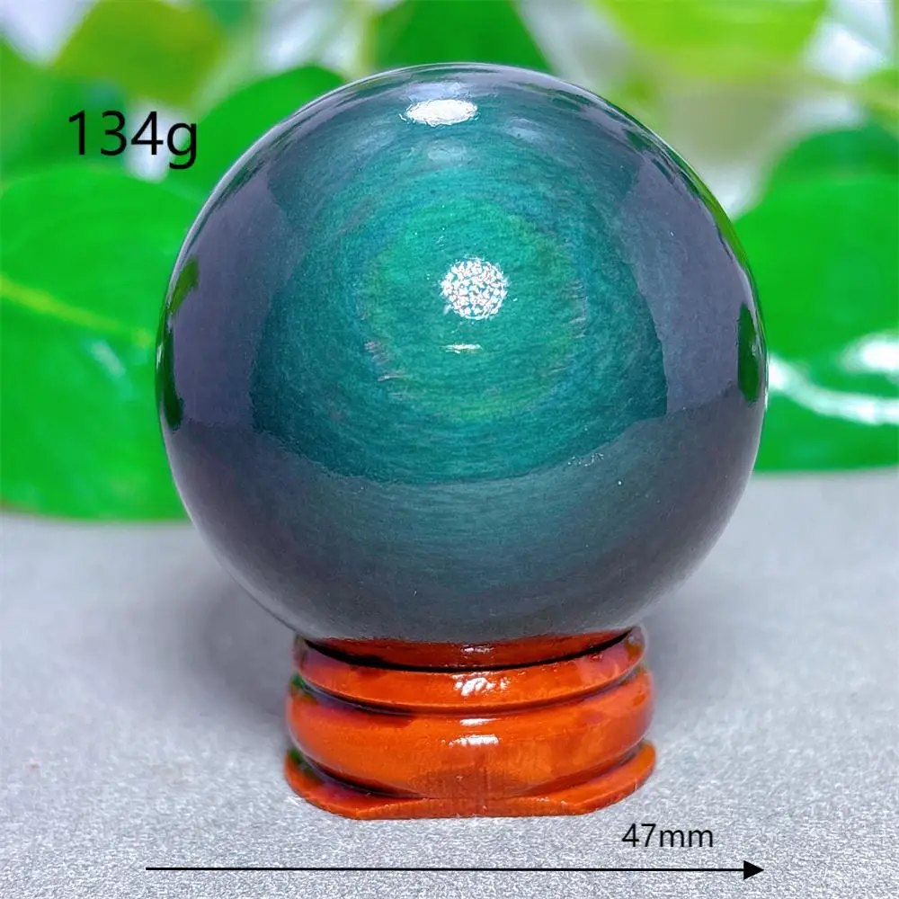 

Радужный обсидиан с подставкой