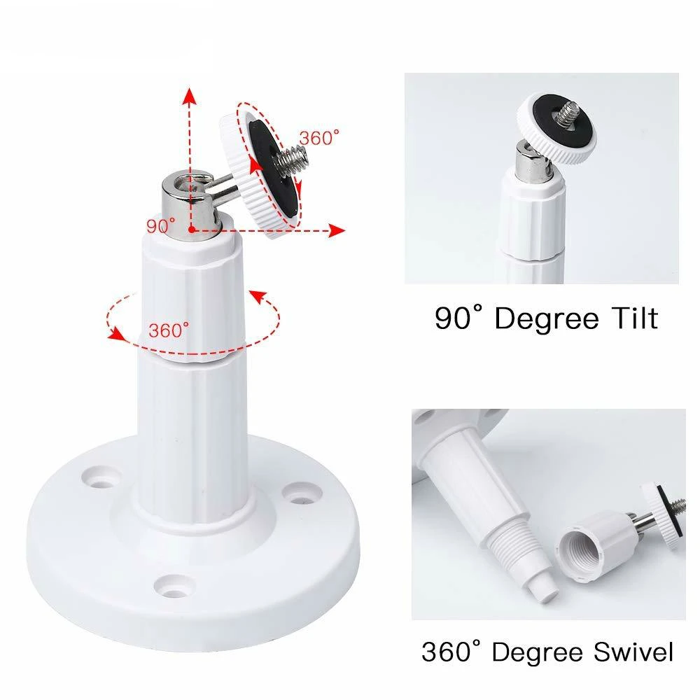 360 degree metal camera support wall mount rotating ceiling bracket stand holder for cctv surveillance security camera free global shipping