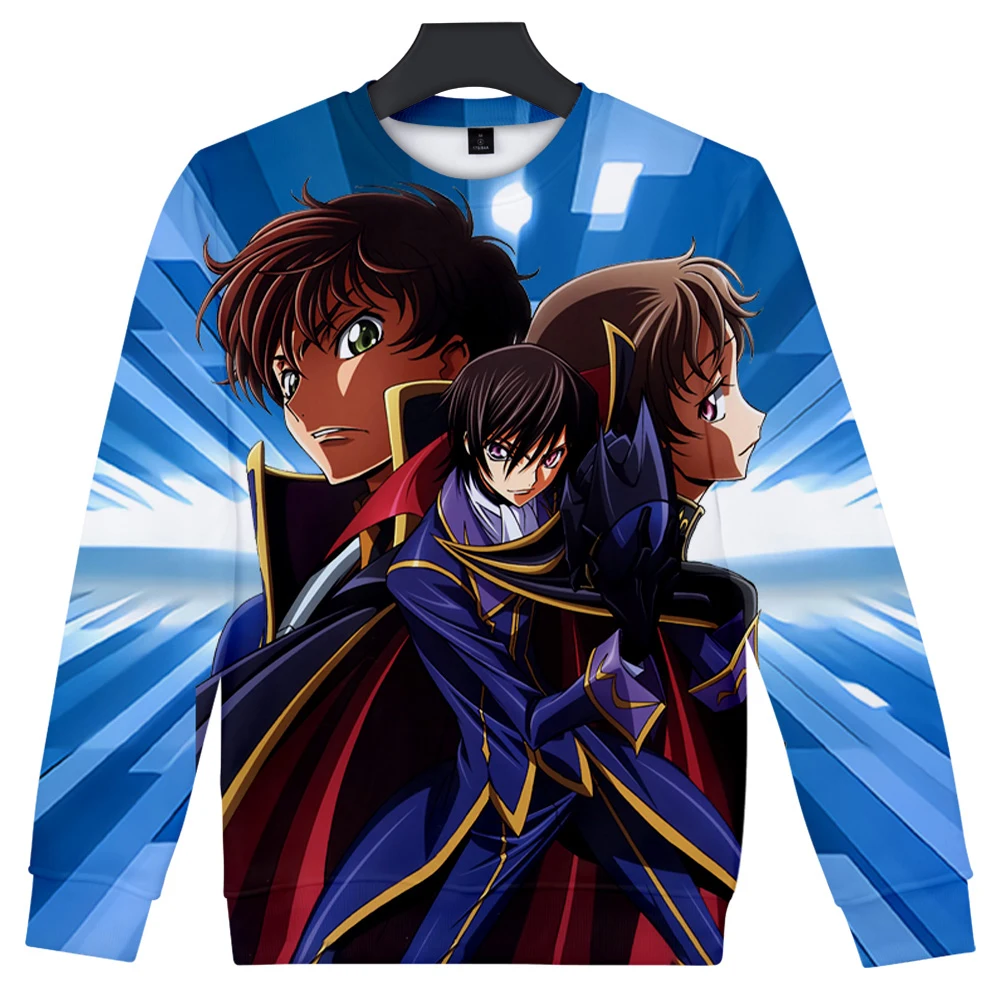 

Code Geass O-Neck Sweatshirt 3D Women/Men Fashion Long Sleeve Sweatshirts Harajuku Streetwear Anime Clothes