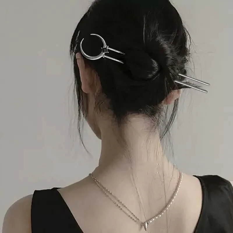 2023 модные U-образные палочки для волос в форме Луны женщин винтажные элегантные