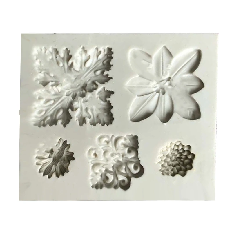 

Flowers Silicone Chocolate Mould Cake Decor Tools Kitchen Baking Accessories