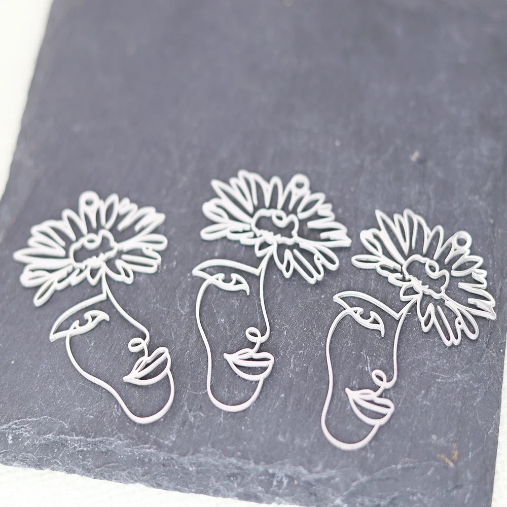 3 шт./партия женские серьги-подвески из нержавеющей стали