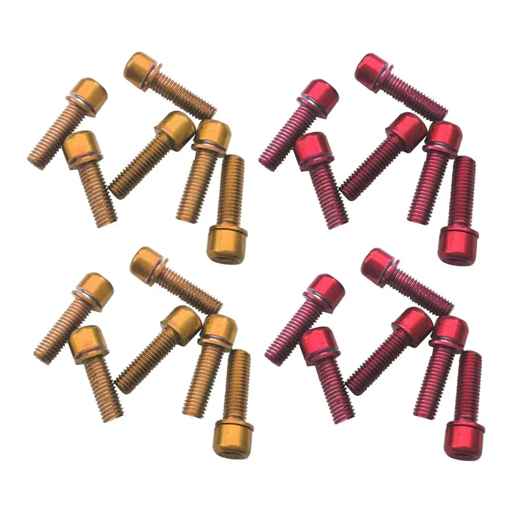 

24x M5x18 Углеродные винты с шестигранным углублением для руля