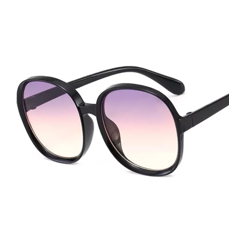 

Round Frame Sunglasses Women Retro Brand Designer Brown Black Trending products Lady Sun Glasses Female Fashion Outdoor Driving