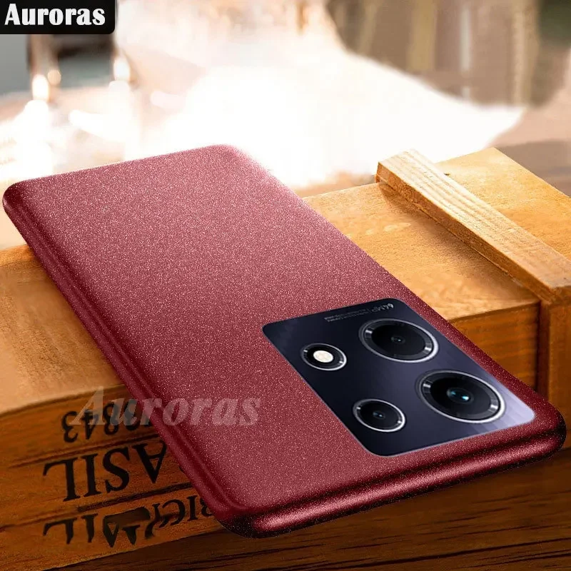 Чехол для Infinix Note 30 4G 5G однотонный матовый мягкий силиконовый защитный чехол Pro Hot