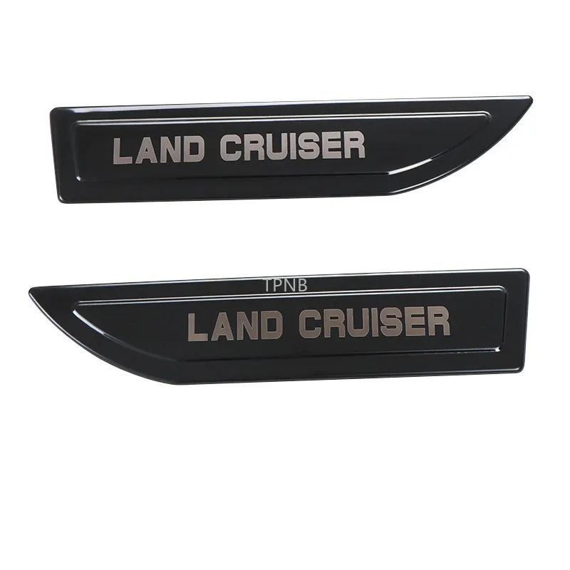 Фото Для Toyota Land Cruiser 100 200 1997-2020 наклейки с откидной крышкой из нержавеющей стали с обеих сторон передние аксессуары №4