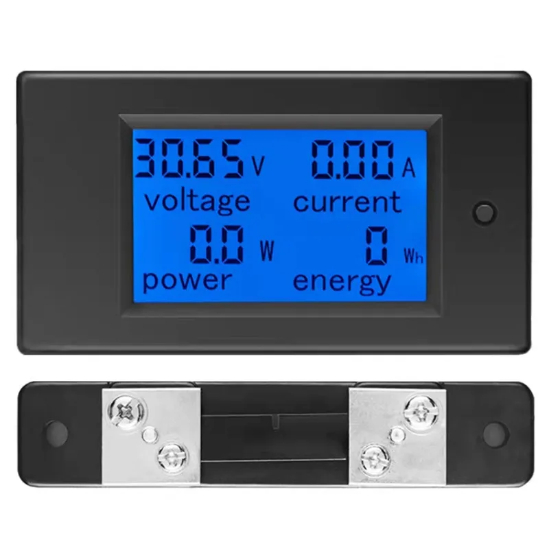 

DC 6.5-100V 0-100A 0-20A LCD Display Digital Current Voltage Power Energy Meter Multimeter Ammeter Voltmeter 100A Current Shunt