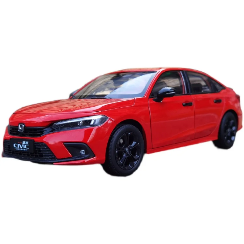 

Diecast Alloy 1:18 Scale Honda New Civic Eleventh Generation 2022 Car Model Collection Souvenir Ornaments Display Vehicle Toys