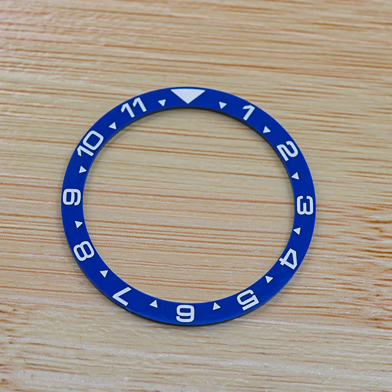 Mod 38mm Number Ceramic Watch Bezel Insert Rings Fits Seiko SKX007 SKX009 SRPD Men's Watch for Watch Case Repair Retrofit Parts enlarge