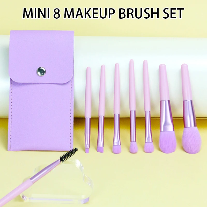 

Makeup Brush Set Professional Convenience Travel Size Cosmetic Brushes Kit For Women Girl