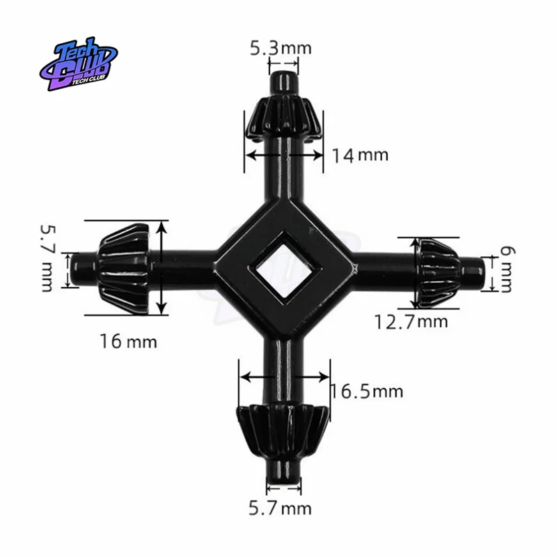 4 In 1 Multi-function Chuck Key Drill Drilling Holder Spanner Ratchet Socket Ring Grip Star Wrench for Car Bicycle Repair Tool